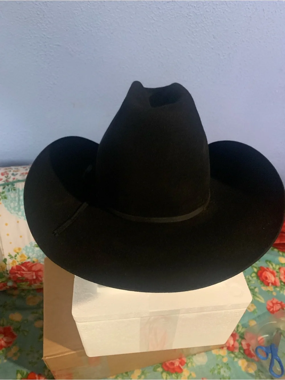 Resistol The Ryon 5X Beaver Black Cowboy Hat Size 7